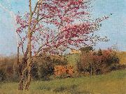 John William Godward Blossoming Red Almond France oil painting artist